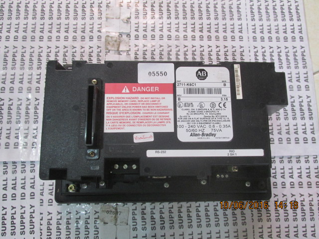 LCD TOUCH SCREEN “ ALLEN-BRADLEY ” รุ่น 2711-K6C1