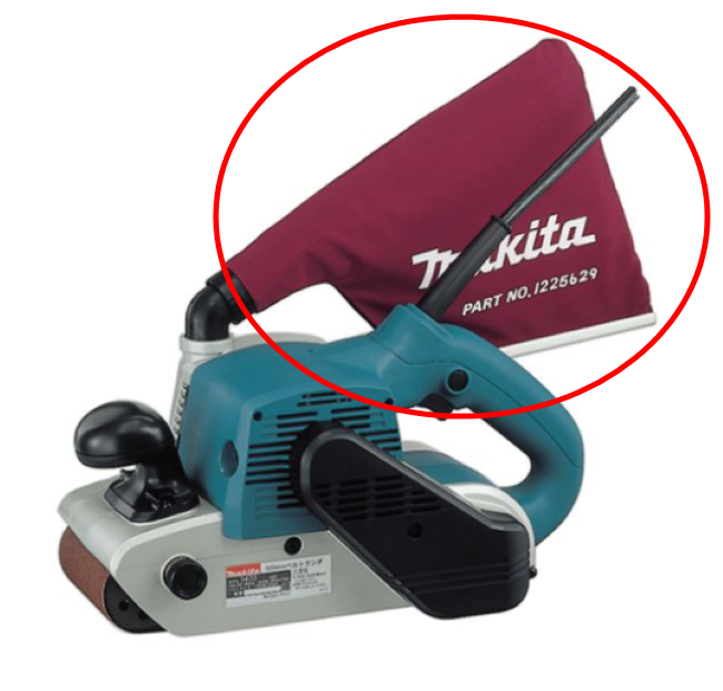 ถุงเก็บฝุ่น เครื่องขัดสายพาน Makita มากีต้า 9403 [#401] Pn.122562-9 (แท้) ##(*)