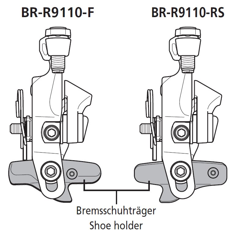 ยางเบลค DURA-ACE, BR-R9110/BR-R9010 Cartridge Brake Shoes, พร้อมฝัก (ต้องใส่กับเบลครุ่นไดเรกเมาท์เท่านั้น) Y-8L398020, R55C4