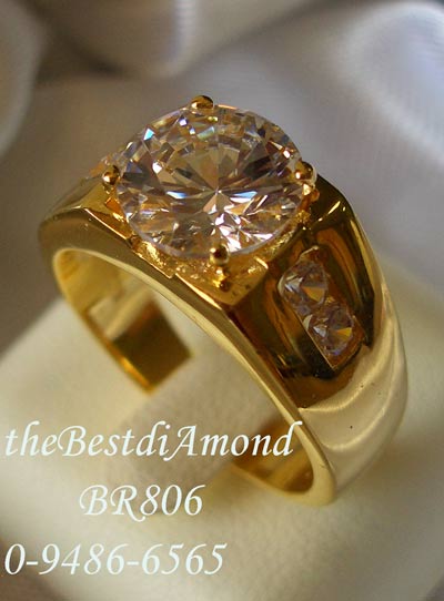 แหวนชาย วงนี้หรูหรามาก โชว์เพชรสุดๆ 2 กะรัต เริ่ดมาก ใครชอบเพชรใหญ่ๆ ต้องไม่พลาดรหัสนี้แน่นอน BR806