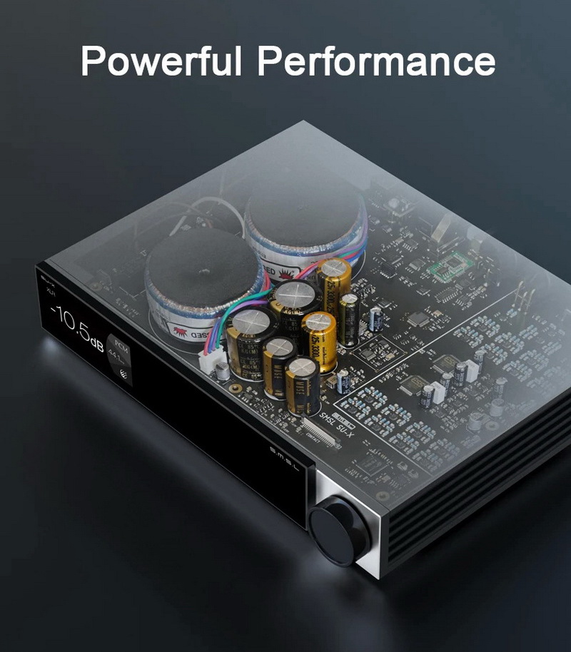 SMSL SU-X Audio DAC ตั้งโต๊ะชิป ES9039MSPRO x2 รองรับ MQA, LDAC, Hi-Res ประกันศูนย์ไทย