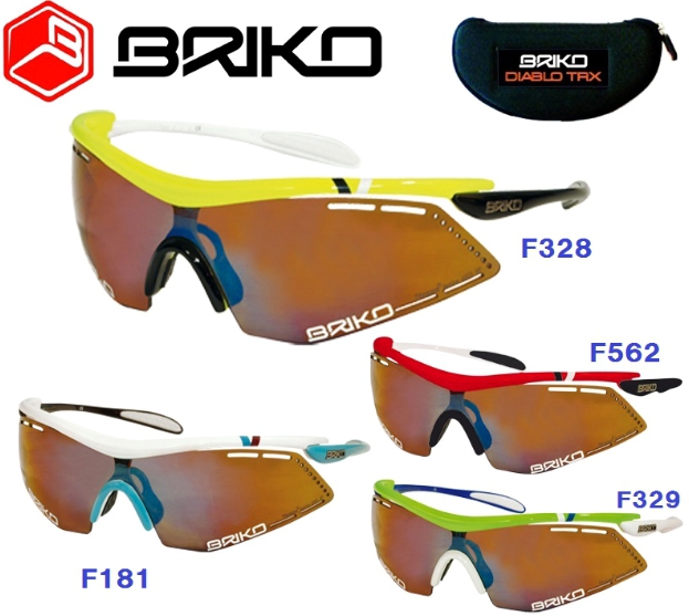 BRIKO แว่น ENDURE PRO TEAM 2 LENSES, TAIWAN (มีขอบแว่นรวม 5 สี)