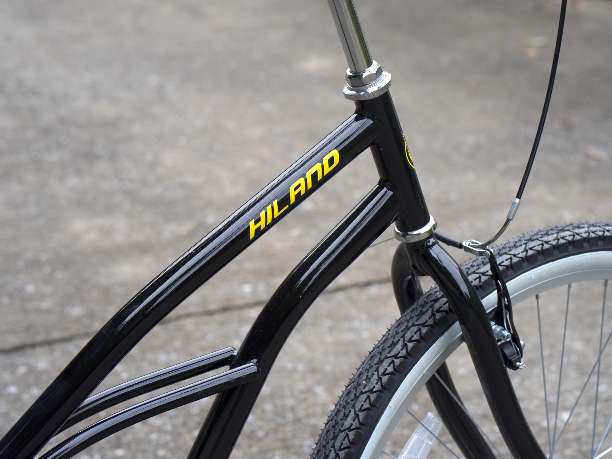 จักรยาน HILAND BEACH CRUISER Bicycle Single speed, BC01 เฟรมเหล็ก ล้อ 26 นิ้ว