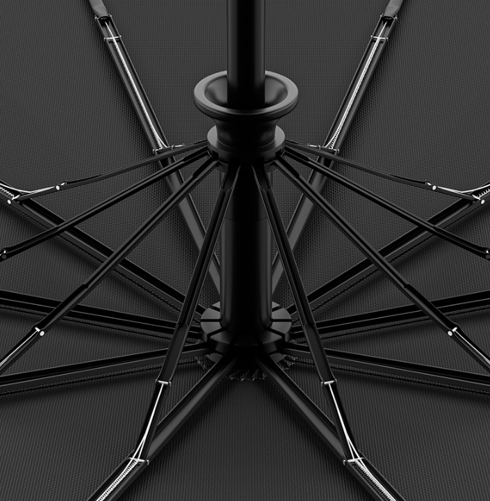 ร่มพับ 3 ตอน 23 นิ้ว 10 ก้าน เปิด-ปิด อัตโนมัติพร้อมสายคล้องมือ รุ่น NQ-66