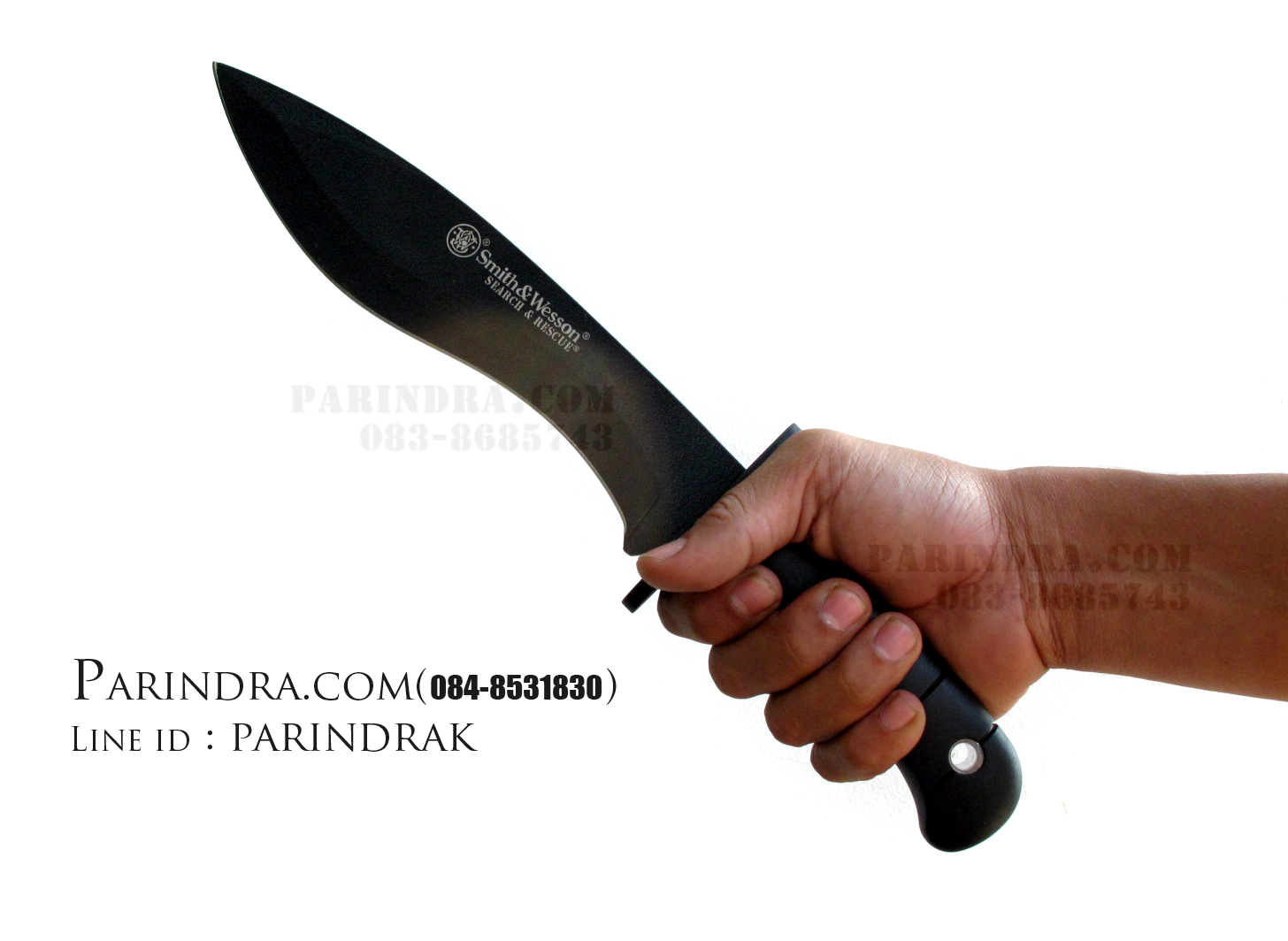 มีดเดินป่าใบตาย Smith&Wesson SEARCH AND RESCUE CKSUR7 ทรงกรูข่า (OEM )