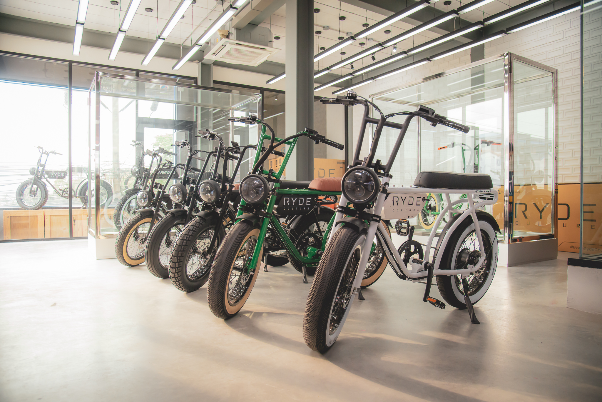 RYDECULTURE BIKE จักรยานไฟฟ้า กำลังมอเตอร์500วัตต์ แบตเตอรี่ Samsung 48V 14Ah วิ่งได้ไกล 60กม. Max Speed 45km/hr.