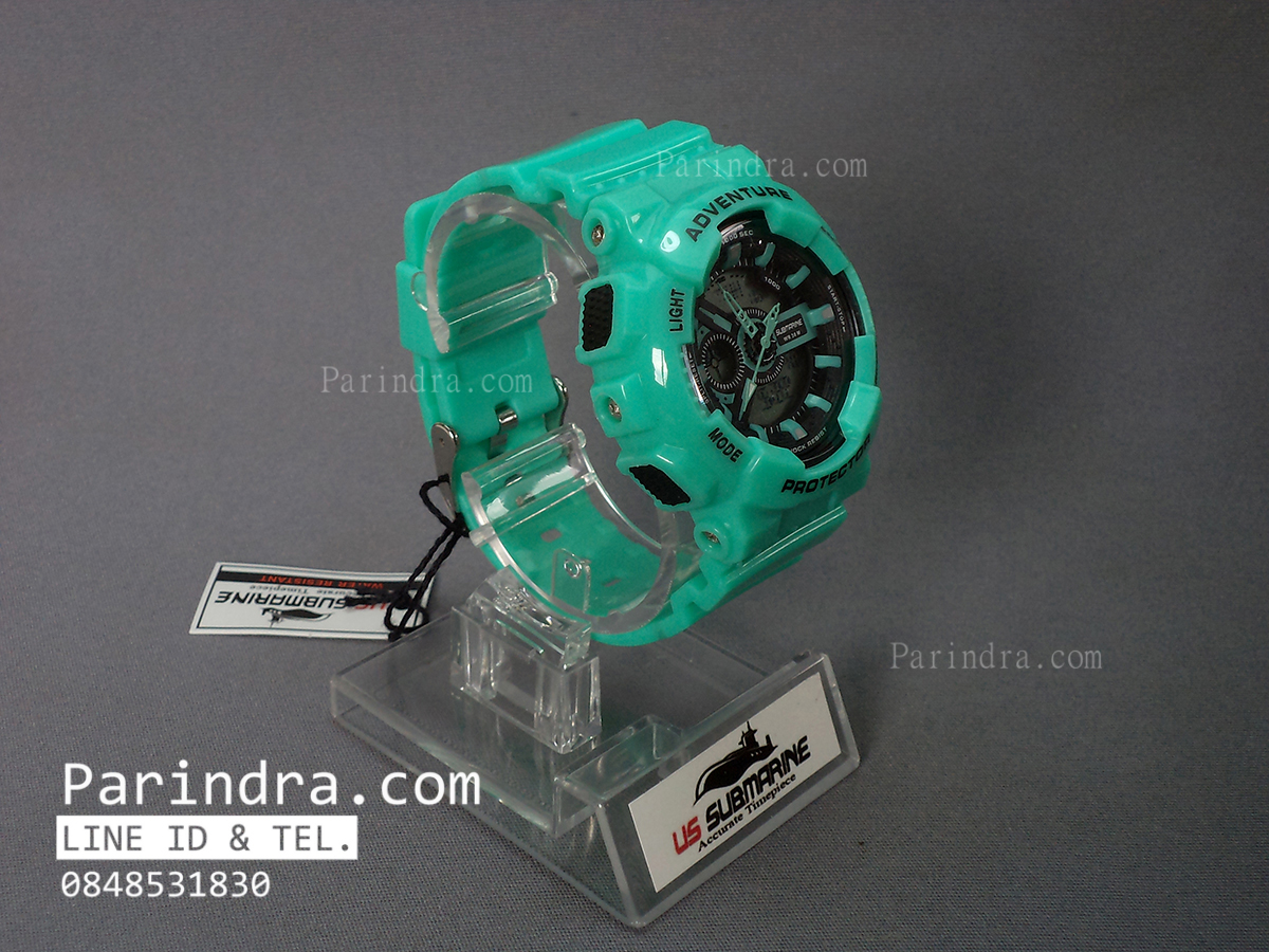 นาฬิกา US submarine Adventure Protector รุ่น TP3163L สีเขียวจอขาว