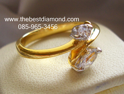 +++แหวนดีไซน์สวยเก๋ เพชร 2 แบบ เพชรเม็ดกลมและมาคี วางอย่างลงตัวคะ BR067+++