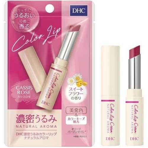 ลิปมัน สี Cassis Rose DHC Color Lip Cream Natural Aroma 1.5g