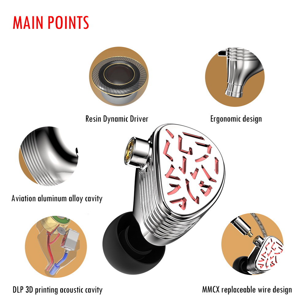 ขาย THHiFi Character หูฟัง 2 ไดรเวอร์ 1BA+1DD ประกันศูนย์ไทย