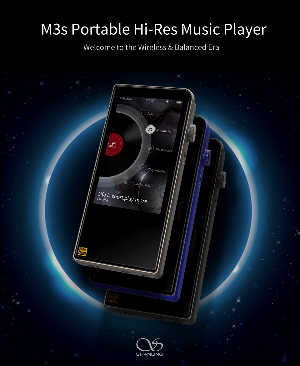 ขาย SHANLING M3S Dap ระดับ Hi-Res รองรับ Lossless , Native DSD และ Bluetooth 4.1