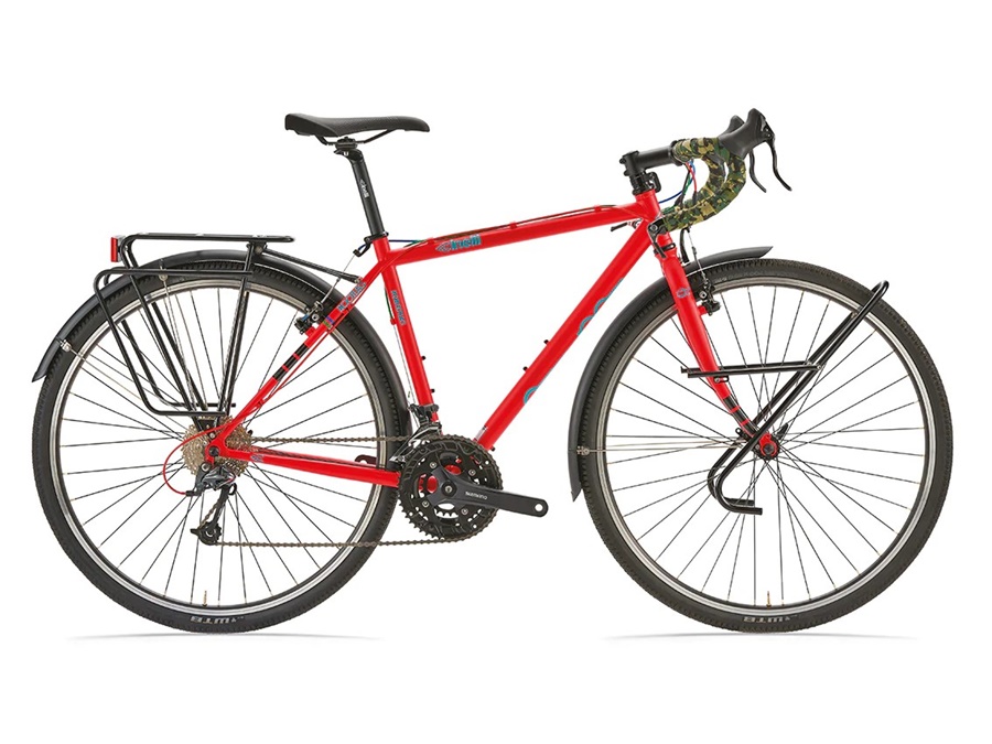 จักรยานทัวร์ริ่ง CINELLI HOBOOTLEG RED Microsoft+Shimano 3*9 speeds, 700C NEW 2023