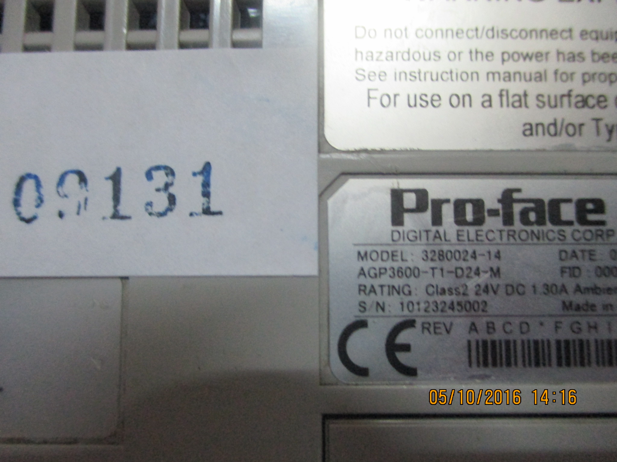 LCD TOUCH SCREEN “ PROFACE ” รุ่น AGP3600-T1-D24-M