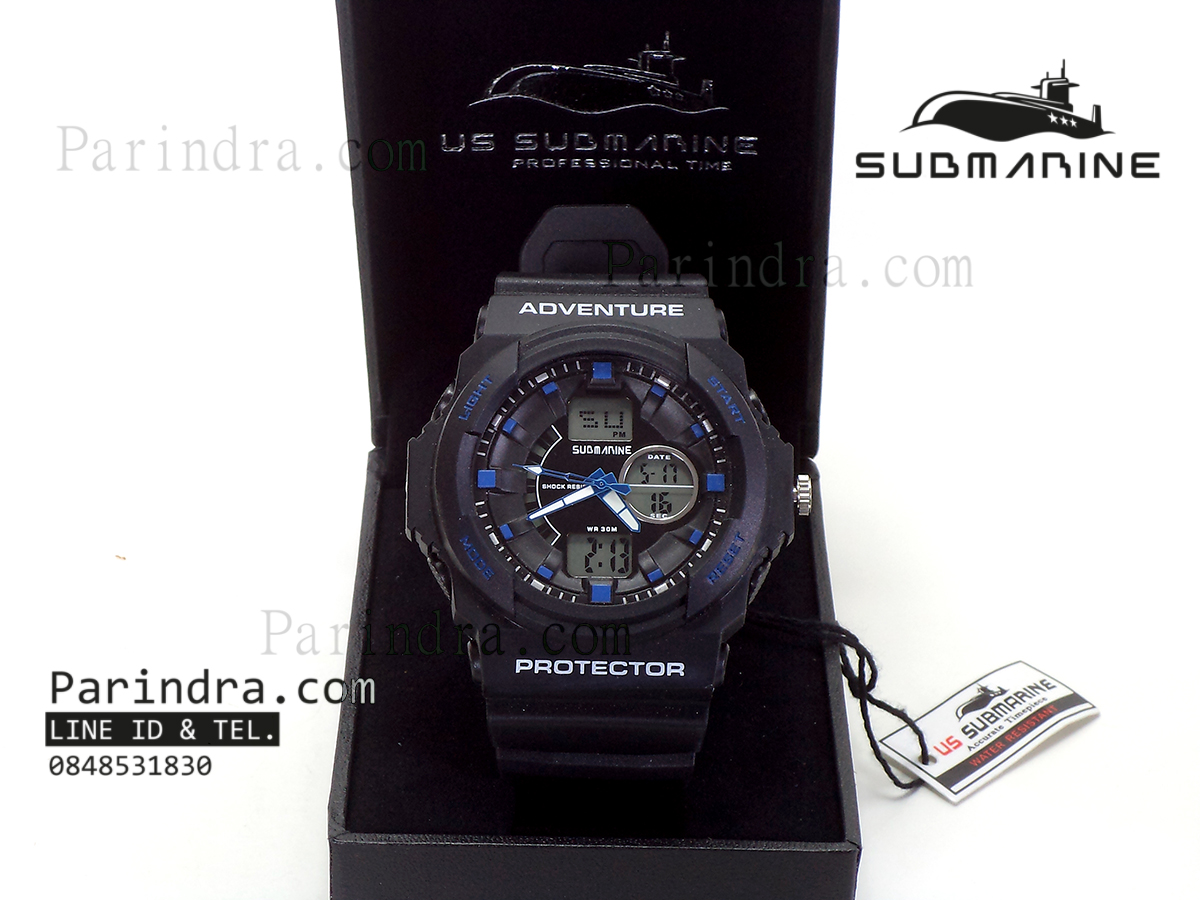 นาฬิกา US submarine Aventure Protecter รุ่น TP3141M สีดำน้ำเงิน
