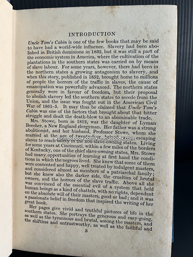 Uncle Tom's Cabin ( กระท่อมน้อยของลุงทอม )