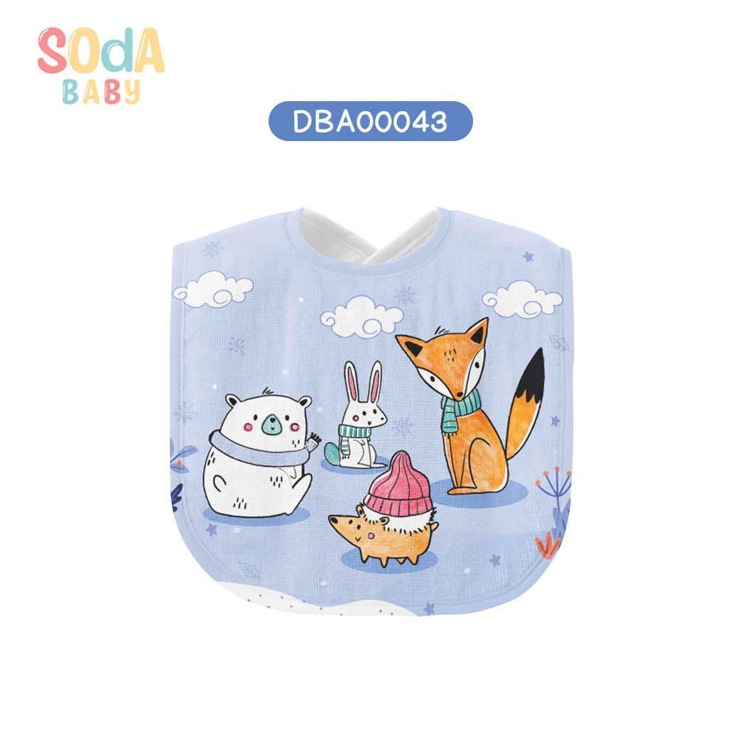 ผ้าซับน้ำลาย Baby Bib Winter รหัส DBA00043 ⛄️❄️#Winter #SOdAbaby