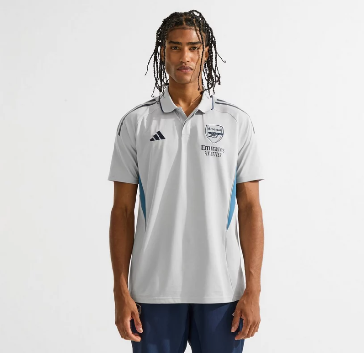 เสื้อโปโลอาร์เซนอลของแท้ 2025-26 Grey Training Polo ของแท้