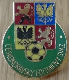 เข็มกลัด ฟุตบอล ทีมชาติเชคโกสโลวาเกีย - ตราสัญลักษณ์ CFS ใหม่ / CZECHOSLOVAKIA National Football Team Pin - CFS Logo NEW