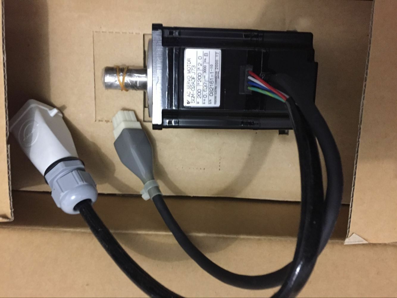 SGM-02A3FJ73 SERVO MOTOR " YASKAWA"