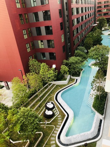 ให้เช่าคอนโด เคฟ ทียู ตึกC 27.36 ตร.ม.ห้องใหม่ วิวสวนและสระน้ำ เครื่องใช้ไฟฟ้าครบ ใกล้ธรรมศาสตร์รังสิต