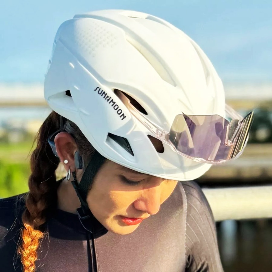 หมวกปั่นจักรยาน SUNRIMOON รุ่น CS-43 PHANTOM M (54-57 ซม.) | หมวกกันน็อคจักรยานพร้อมเทคโนโลยีความปลอดภัย