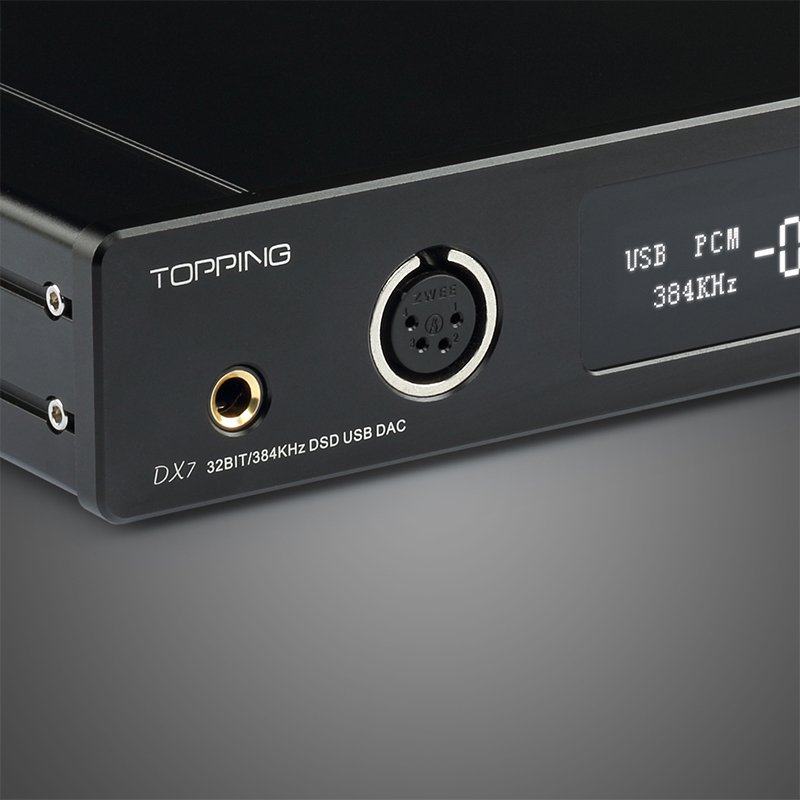 ขาย TOPPING DX7 DAC/AMP ตั้งโต๊ะชุดใหญ่ระดับ Hi-Res รองรับ DSD มาพร้อม Remote control