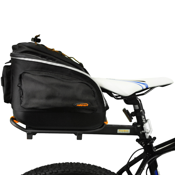 ตะแกรงหลังติดกระเป๋าปลดเร็ว ขั้นเทพ!!! IBERA IB-RA11, PakRak Commuter Bike Carrier ระบบ Quick Clip-on สามารถปรับความยาวได้ ติดตั้งที่แกนหลักอาน รับน้ำหนักด้านบนได้ 10 kg.