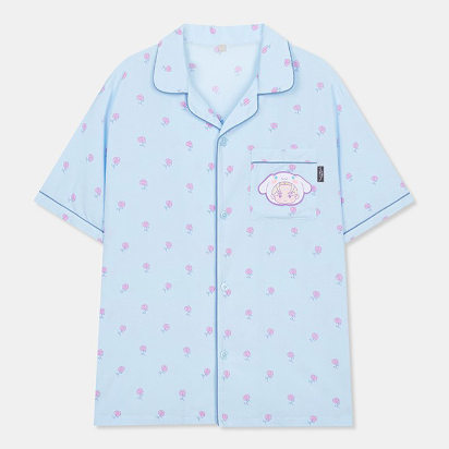#NCT TAEYONG x SANRIO SHORT SLEEVE PAJAMA [BLUE] -เข้าไทย 20-9-22-