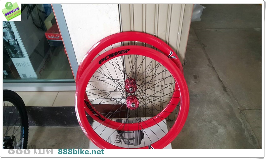 ชุดล้อสำเร็จ ล้อ Fixed gear ขอบสูง 50mm. (ชุดล้อ ฟิกเกียร์) 700C