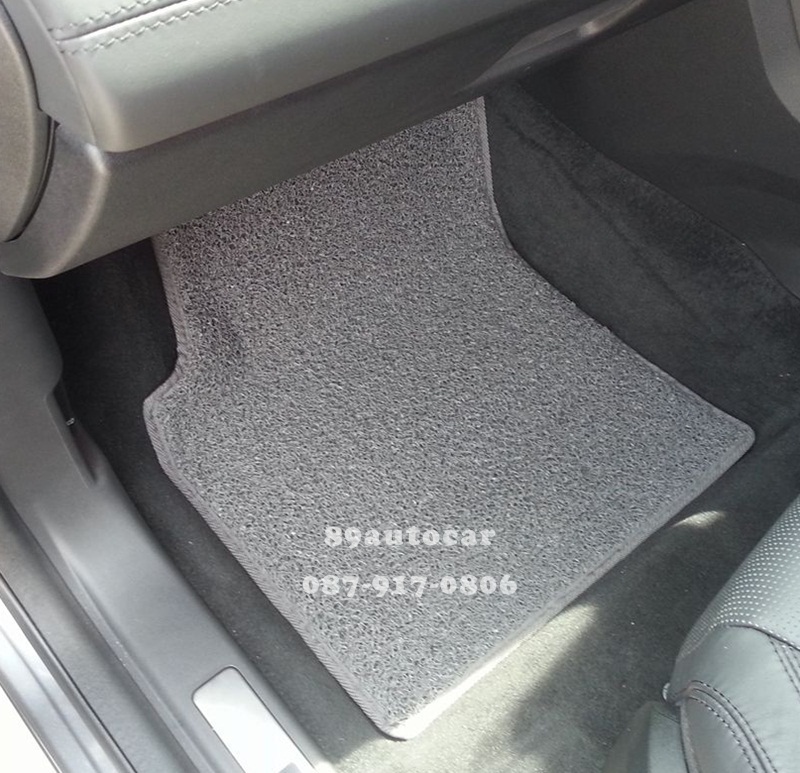 โรงงานพรมรถยนต์ Land Rover Discovery 2016 ไวนิลสีเทาขอบเทา