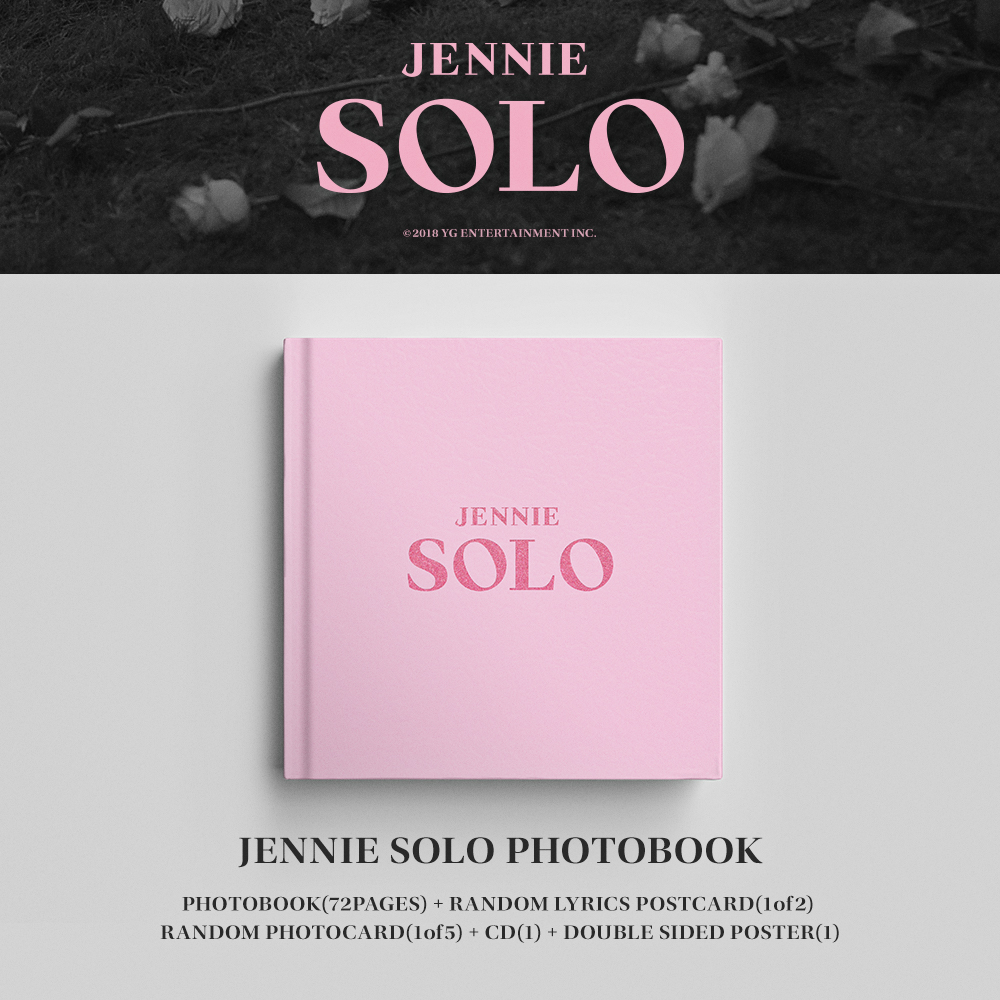อัลบั้ม #BLACKPINK : JENNIE - JENNIE [SOLO] PHOTOBOOK - ไม่มีโปสเตอร์