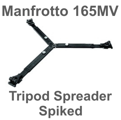 ยางสามแฉก Manfrotto 165MV Tripod Spreader - Spiked ใช้กำหนดจุดวางกล้องพื้นราบเรียบ ปลายขาเป็นแบบขาจิก MF-0165-MV001 ประกันศูนย์ 5 ปี