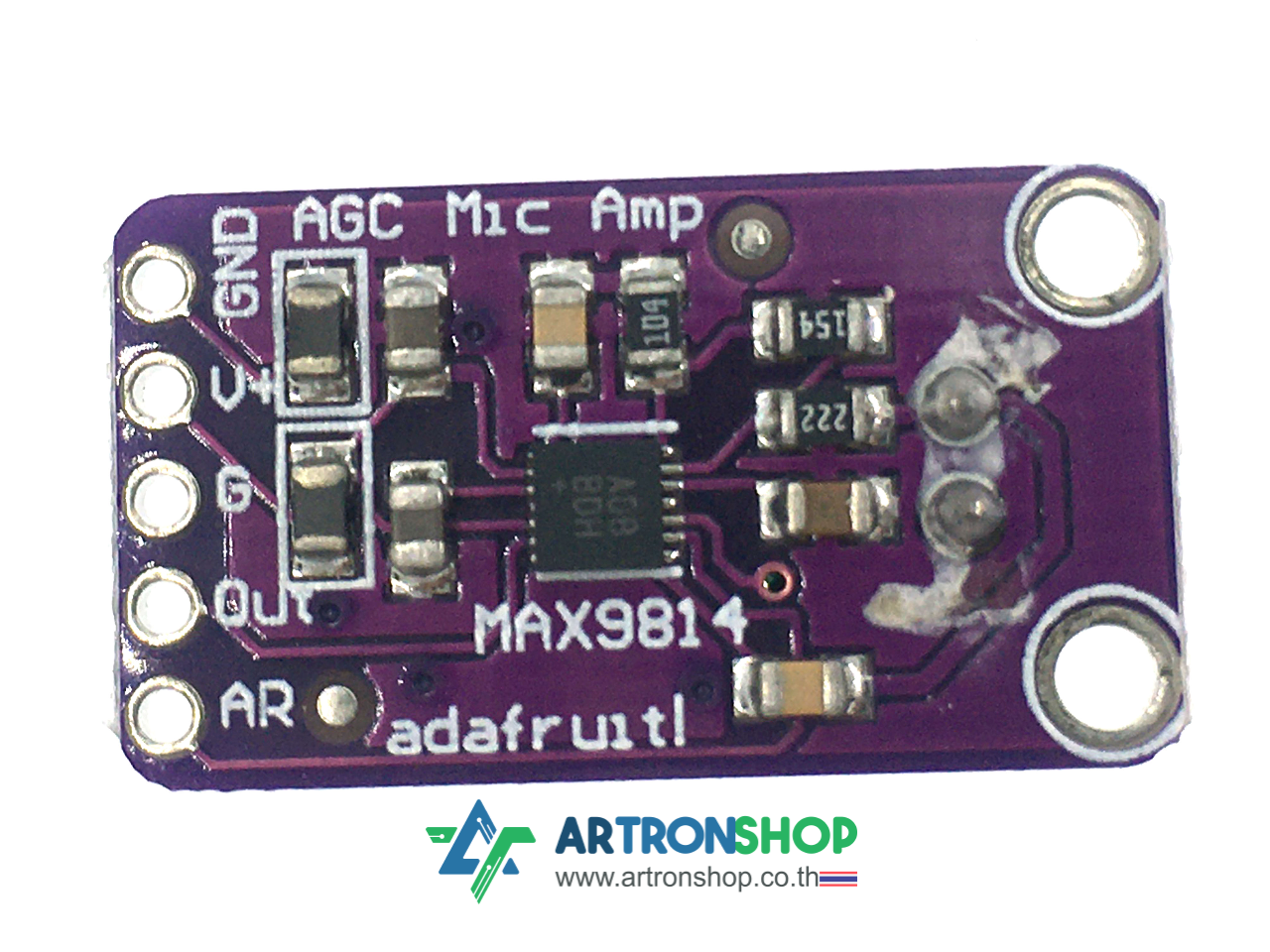 Microphone Amplifier MAX9814 module 60/50/40dB