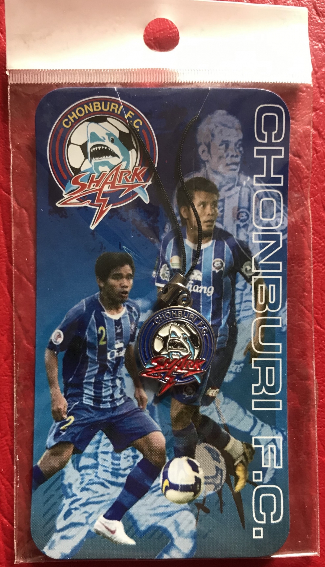ที่ห้อยโทรศัพท์มือถือ ฟุตบอล สโมสรชลบุรี เอฟซี - ตราสโมสร CFC ใหม่ / CHONBURI FC Football Club Phone Charm - CFC Logo NEW