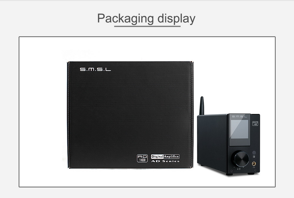 ขาย SMSL AD18 DAC& ตั้งโต๊ะ รองรับ Bluetooth4.2 ประกันศูนย์ไทย