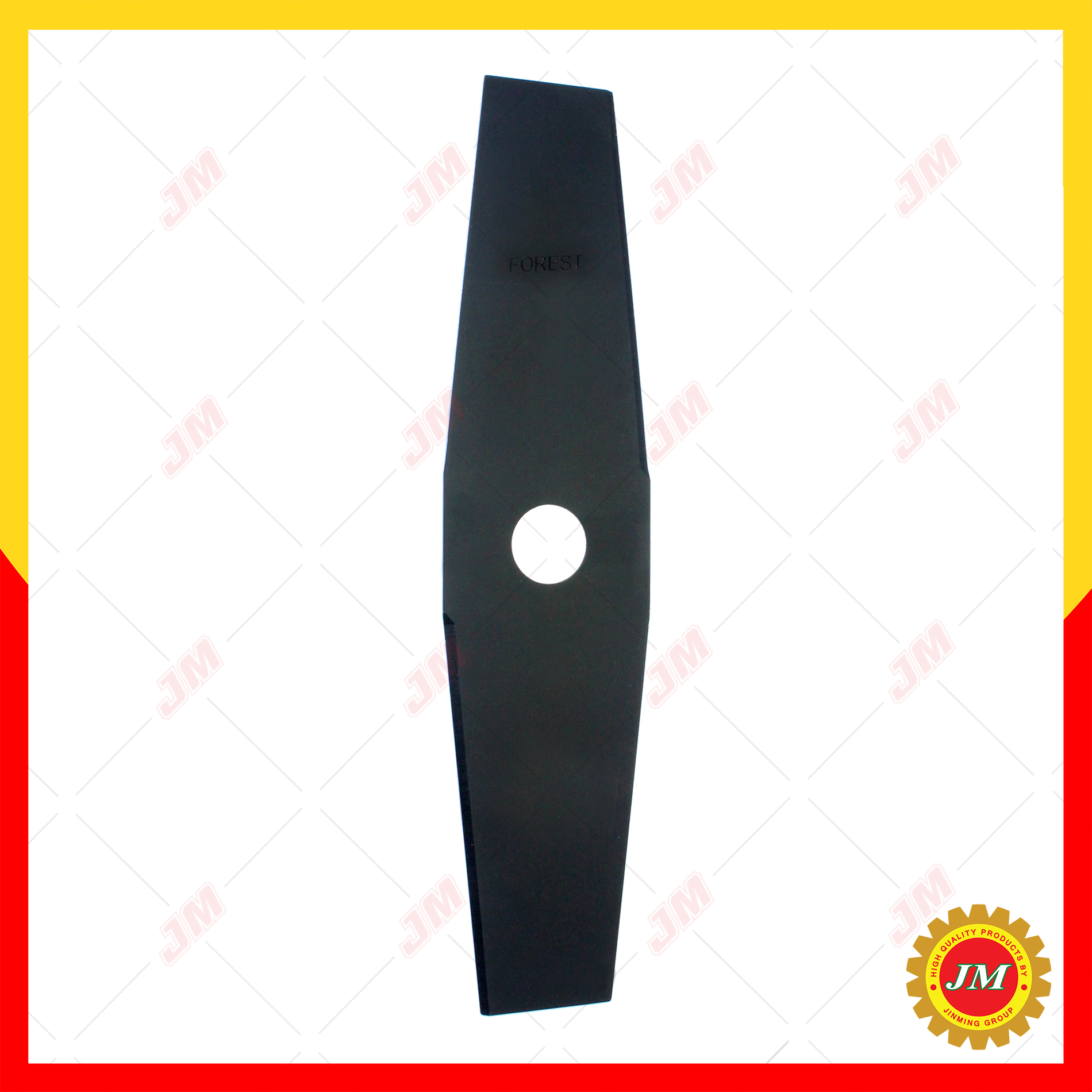 ใบมีดตัดหญ้า 12นิ้ว ทรงมะละกอ FOREST ชุบแข็ง เกรดญี่ปุ่น ใบมีดเครื่องตัดหญ้า