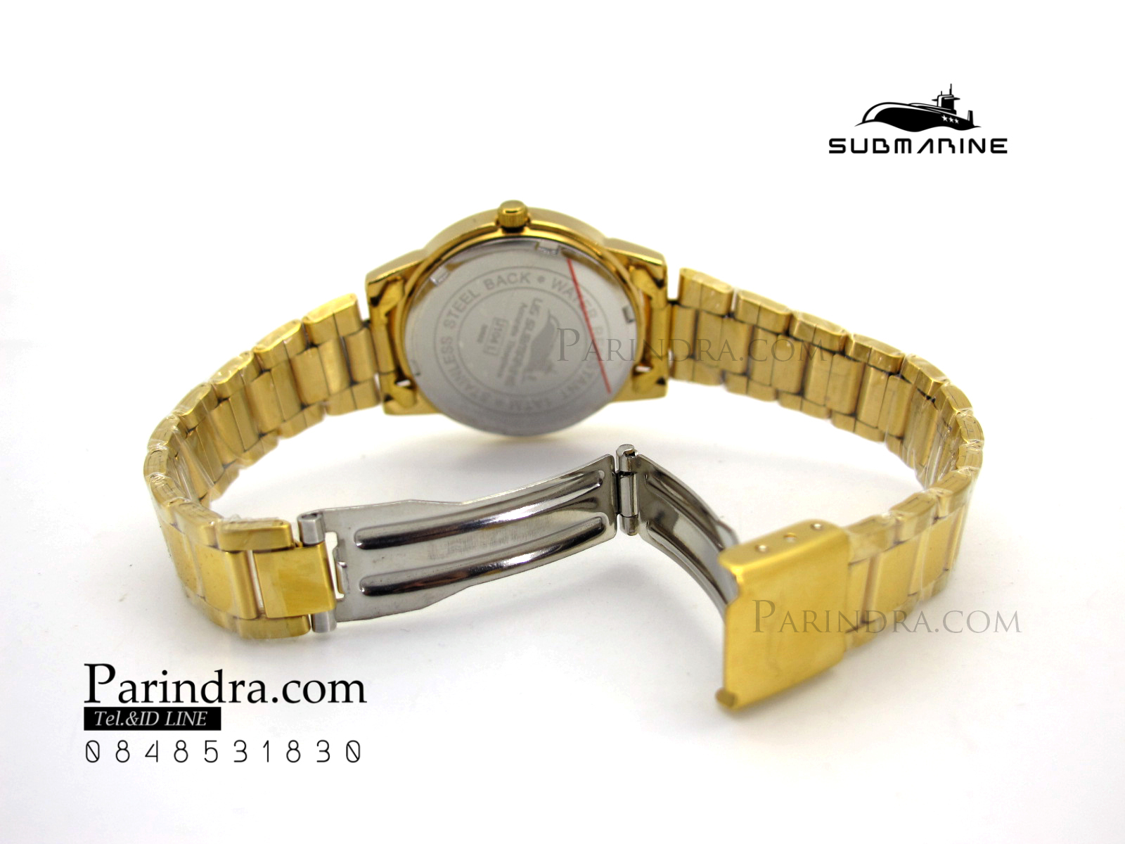 นาฬิกาคู่ US submarine รุ่น J104L เรือนทองล้วน เรือนขนาดเล็ก