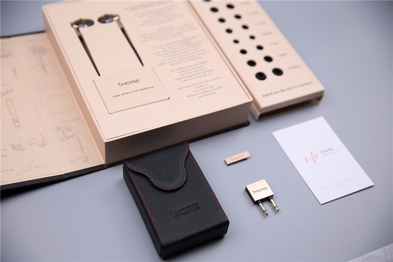 ขาย 1MORE Triple Driver E1001 หูฟัง 3ไดรเวอร์ตัวท้อป 2Balanced Armatures + 1dynamic บอดี้อลูมี เนียมหรู