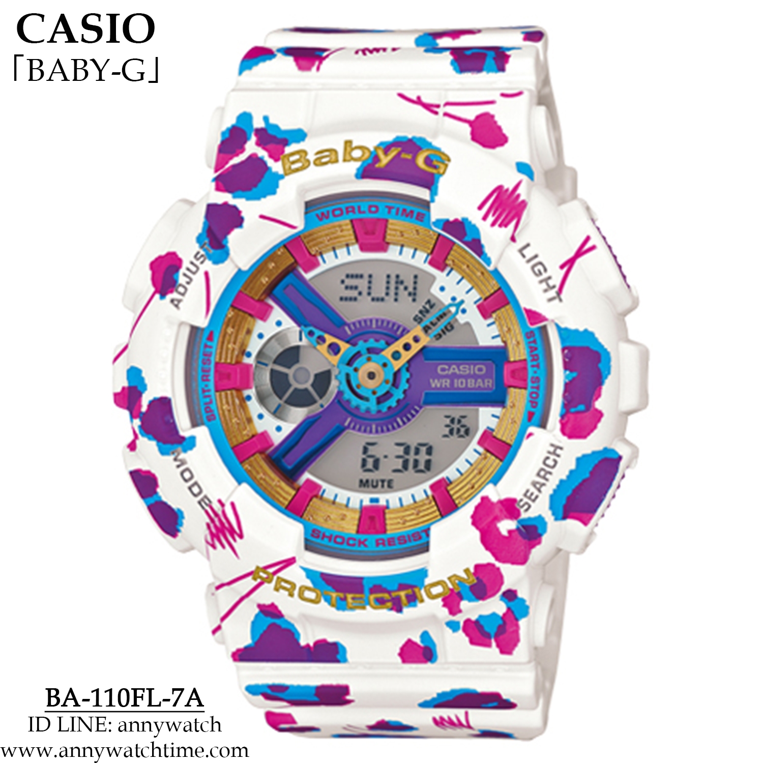 BABY-G BA-110FL-7A