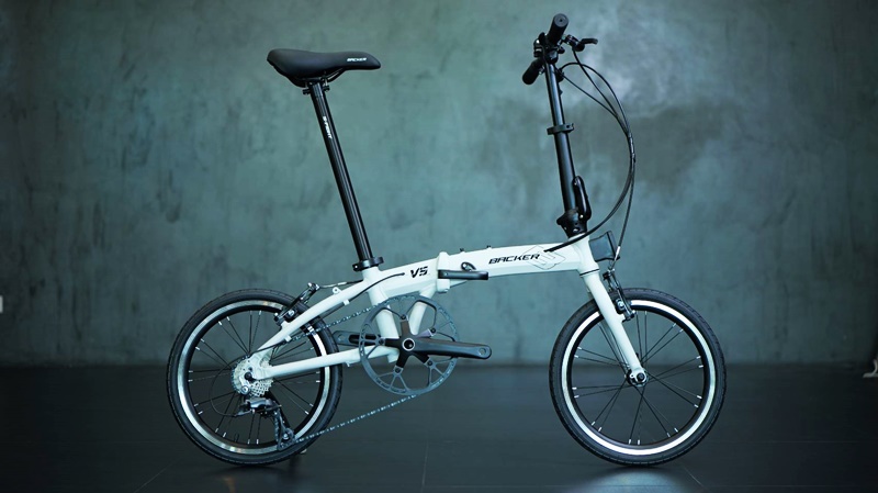 จักรยานพับ BACKER V5 16 นิ้ว – เกียร์ Shimano Claris 8 Speed | น้ำหนักเบา เพียง 9.3 กก.