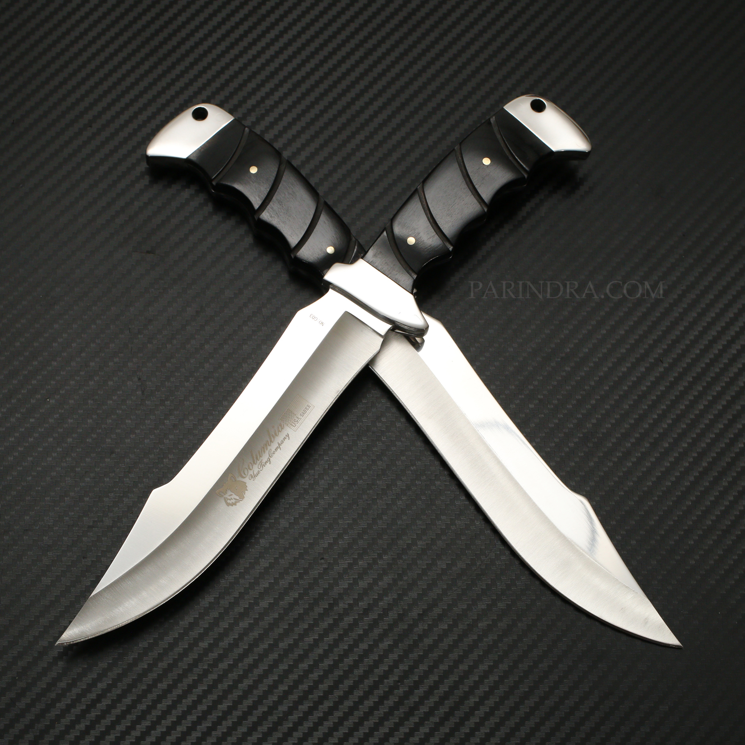 มีดเดินป่า COLUMBIA รุ่น G03 ใบมีดสวย คมมาก สำเนา