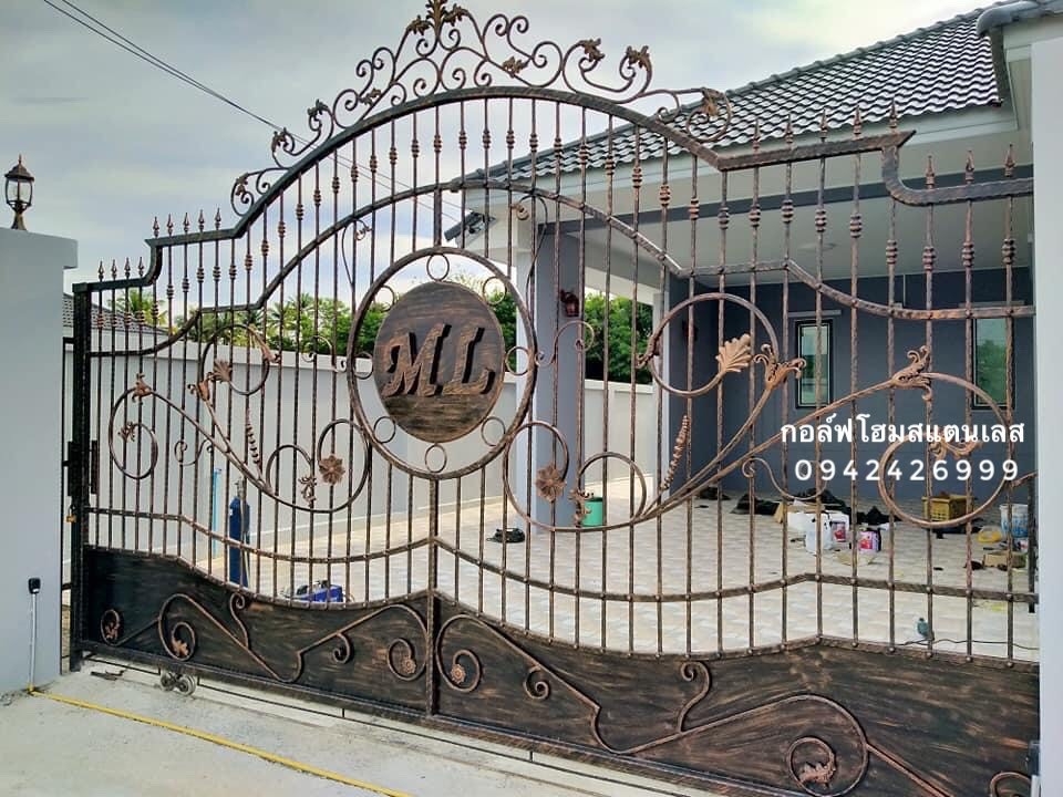 ประตูรั้วบ้านเหล็กดัดอิตาลี่