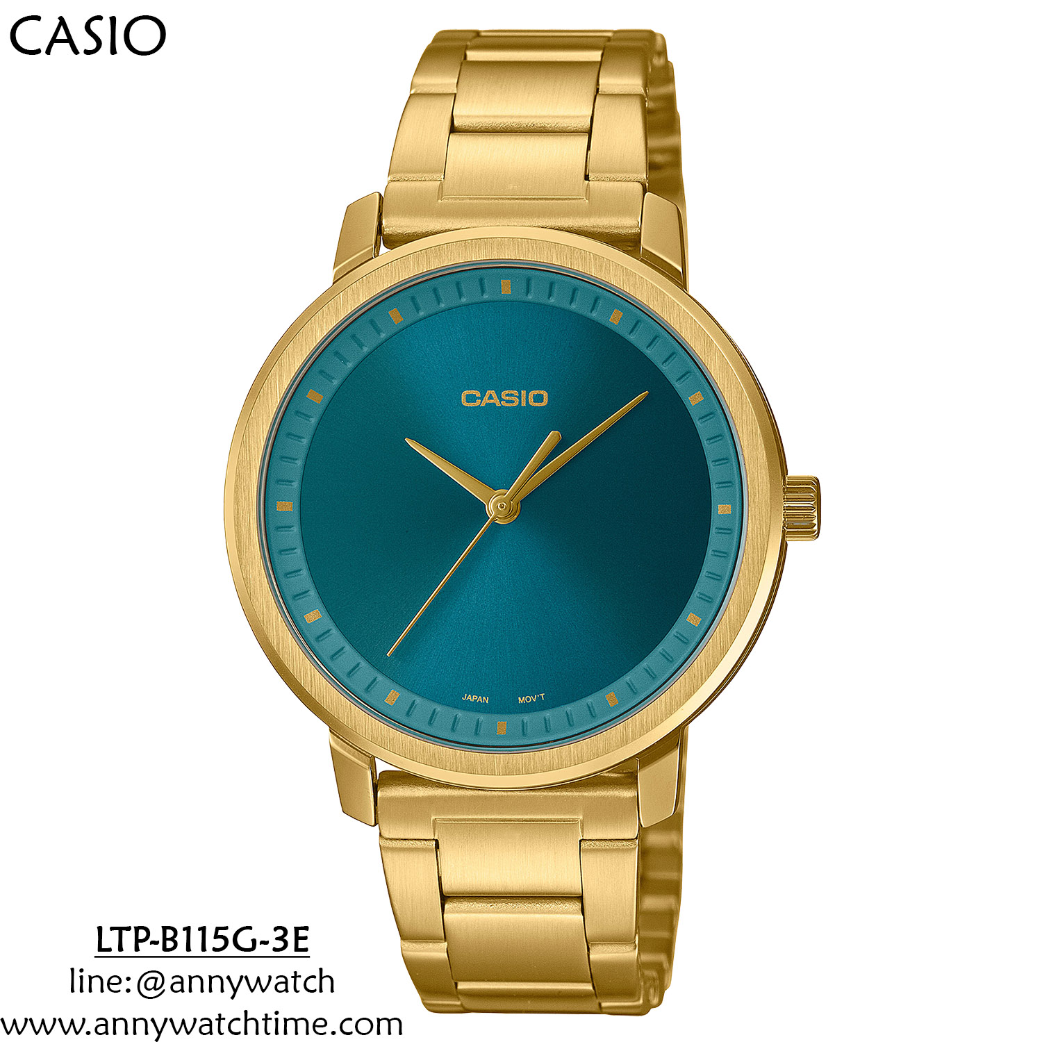 CASIO LTP-B115G-3E