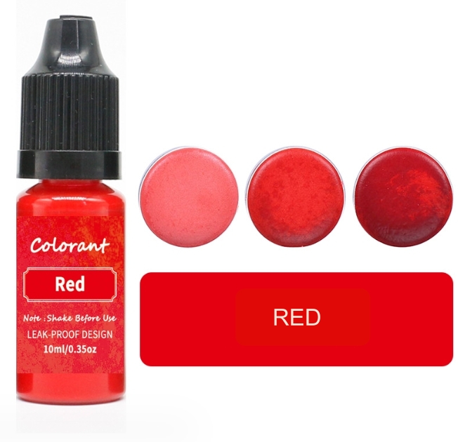 สีผสมเทียนน้ำ-RED