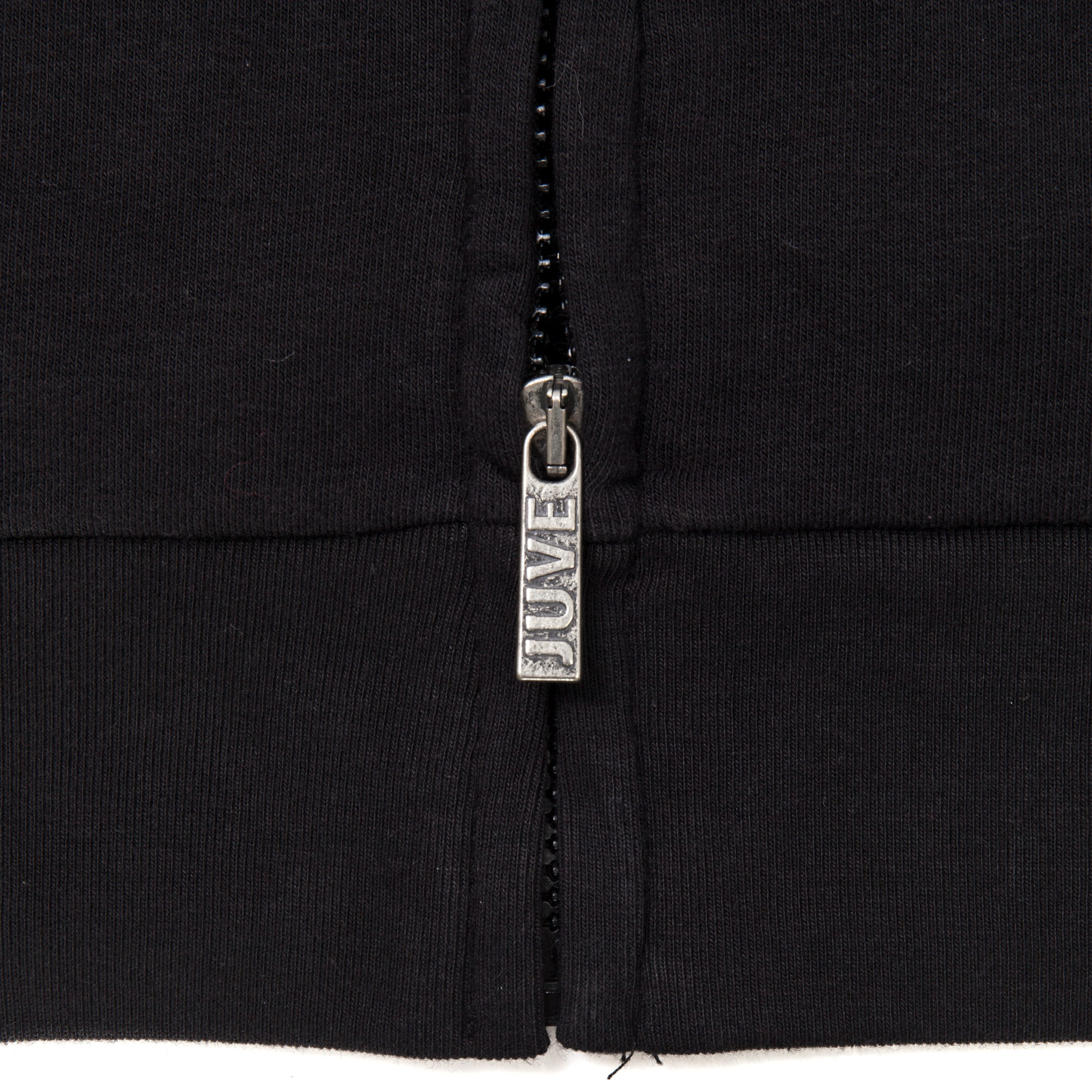 เสื้อกันหนาวยูเวนตุสของแท้ Juventus Logo Fleece Full Zip Black
