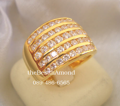 BR618+++แหวนแถวPerfect 5 แถว+++สุดสวย Modern ดูดีมากๆๆ เพชรก็วิบๆ แบบจากร้านจิว เลยค่ะ ดูหรู มีรสนิยมมากๆๆ.ใส่แล้วเต็มนิ้วสวยมากๆๆ