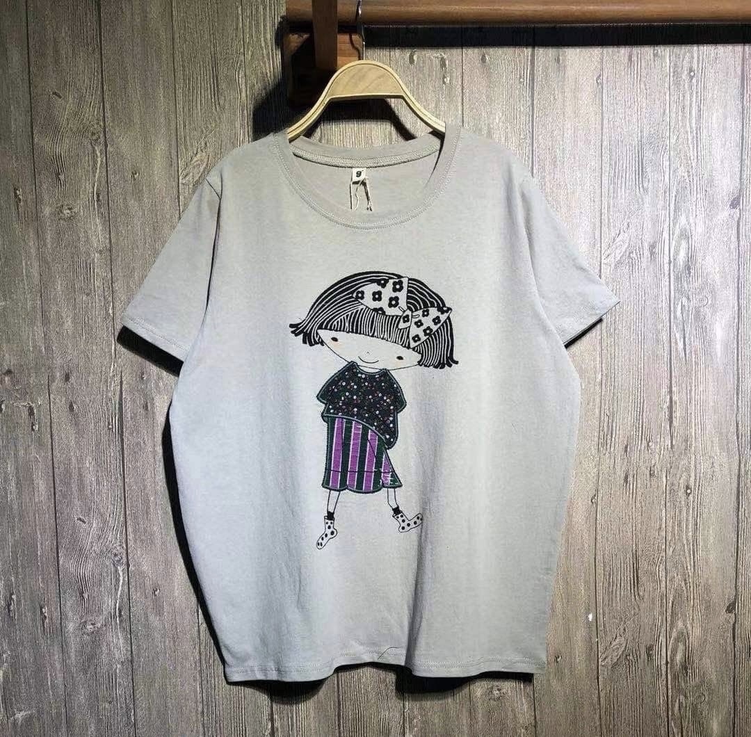 เสื้อยืดลายปักลายสกรีน 9am