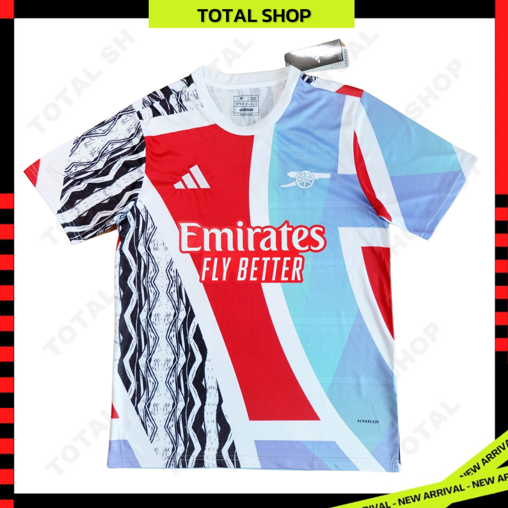 Arsenal Pre-match Jersey 2024/25 เสื้ออาร์เซนอล เสื้อซ้อมอาร์เซนอล