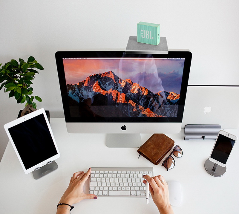 ขาย X-Tips Monitor Stand ที่จัดระเบียบบนจอคอม สำหรับวาง ลำโพง Router ฟิกเกอร์