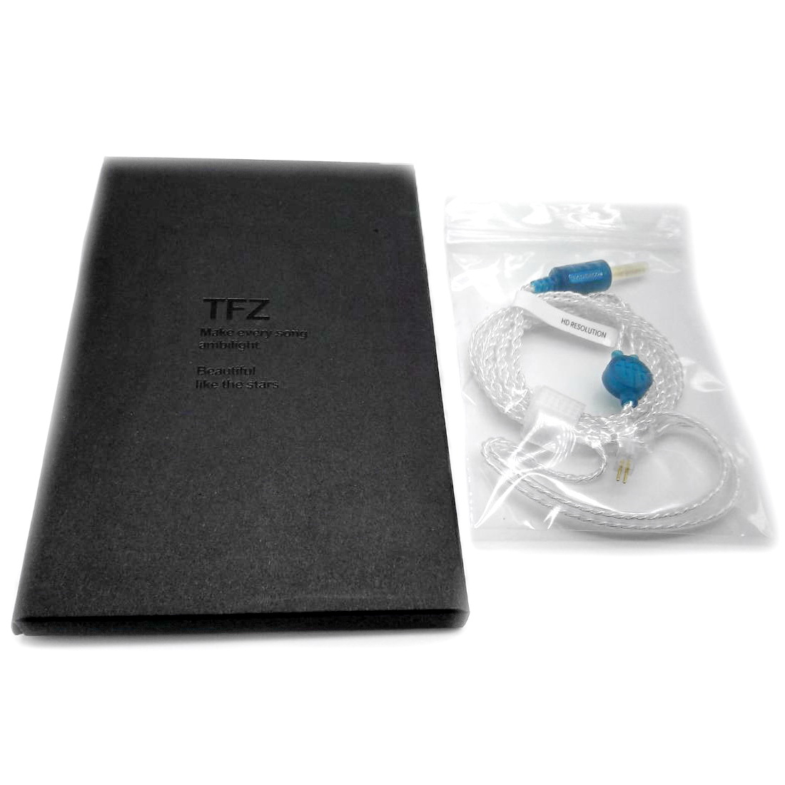 ขาย TFZ สายเปลี่ยนหูฟังชุบเงินถัก เพิ่มคุณภาพเสียง สำหรับหูฟัง TFZ
